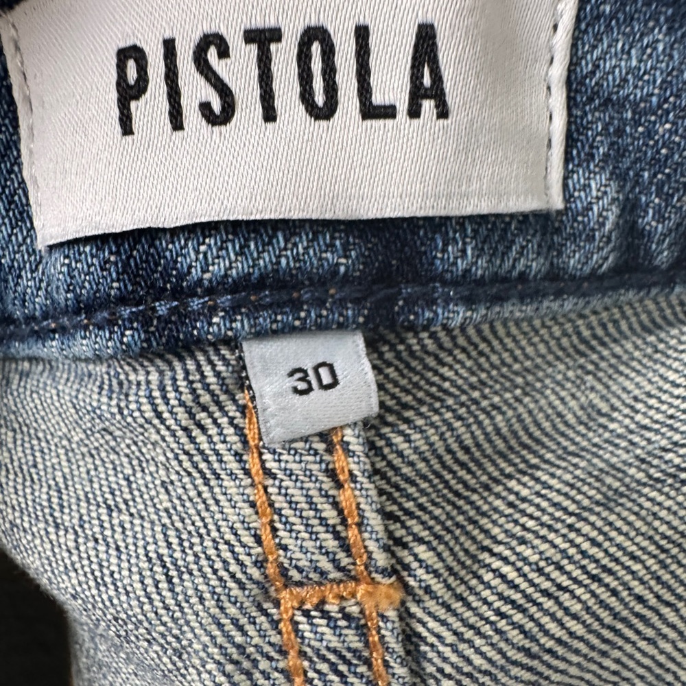 Revolve PISTOLA Jeans Colleen High Rise Slim Flare in Willow Size 30 NEW - Picture 10 of 13